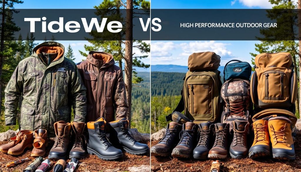 Outdoor gear comparison